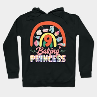 Gift For Bakers Custom Baking Princess Tee Baker Gift Baking Birthday Girl Hoodie